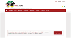 Desktop Screenshot of moasis.org.mz