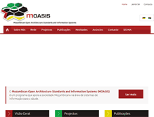 Tablet Screenshot of moasis.org.mz